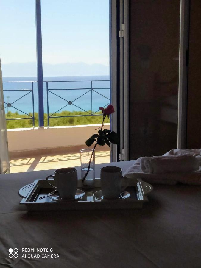 Villa Panorama Michalis Haikos Two Minutes Walk To The Beach Peroulia Kompoi ภายนอก รูปภาพ