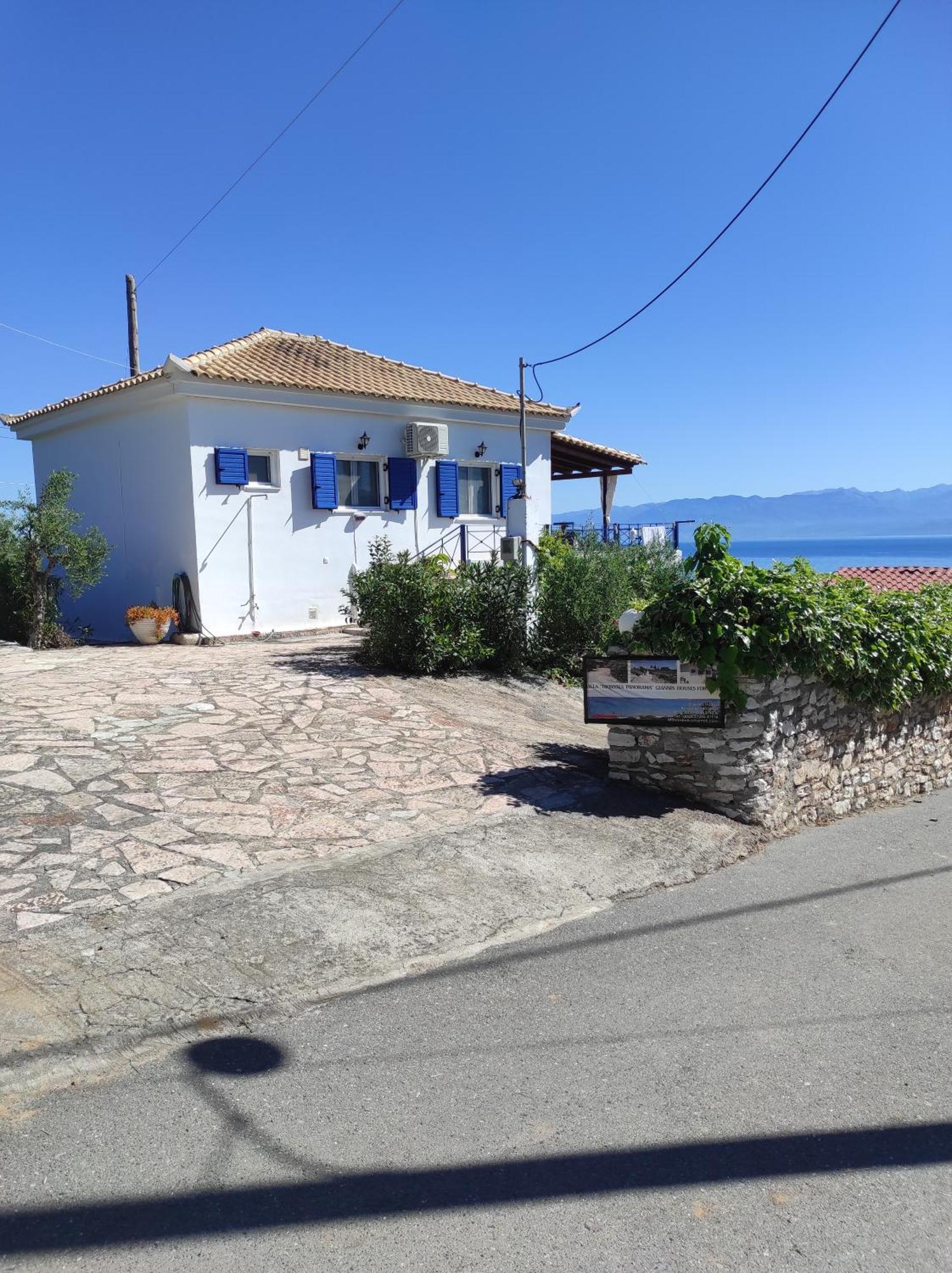 Villa Panorama Michalis Haikos Two Minutes Walk To The Beach Peroulia Kompoi ภายนอก รูปภาพ
